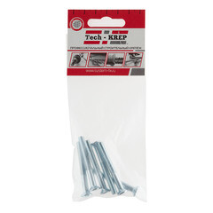 Винт оцинкованный M6x50 мм DIN 965 потайная головка (6 шт.) - фото 2