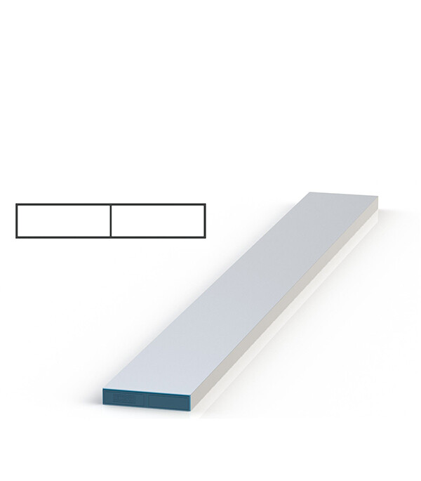 Изображение товара Правило Зубр Пп-1000/10751-1.0 профессиональное алюминиевое прямоугольное 1000 мм