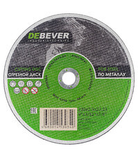 Круг отрезной по металлу Debever 230х22,2х2,5 мм (WC23025229S/30340)