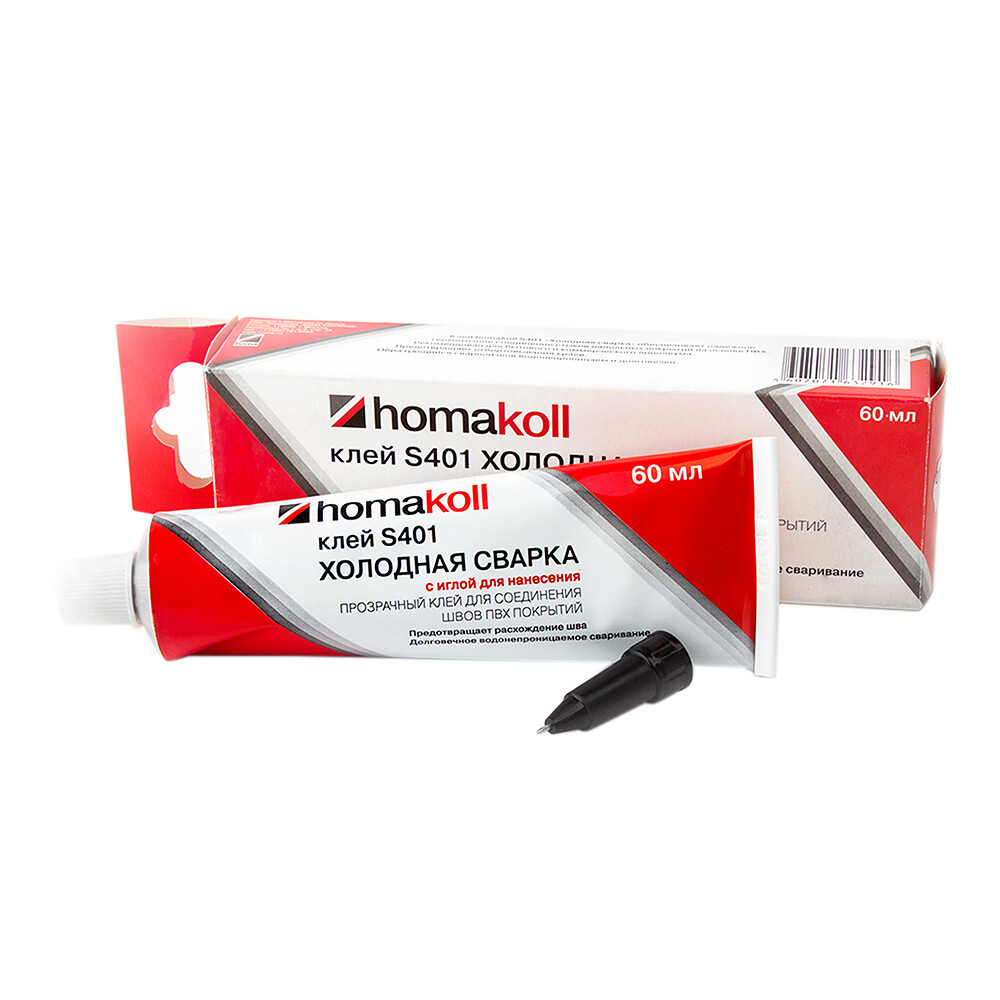 Изображение товара Клей Homa Homakoll S401 401-60-19 для ПВХ покрытий, морозостойкий, 60 мл