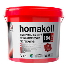 Клей акриловый для коммерческих ПВХ покрытий Homa Homakoll 164 Prof 5 кг