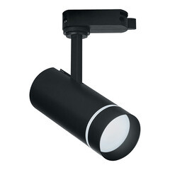 Изображение товара Светодиодный трековый светильник однофазный Feron 4000К 12 Вт черный (32445)