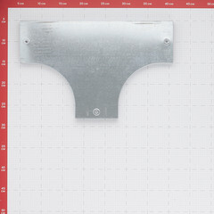 Крышка на ответвитель Т-образный горизонтальный для лотка DKC 100 мм (38042) - фото 2