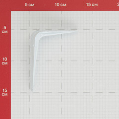 Консоль 75x100 мм белая - фото 3