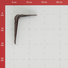 Консоль 75x100 мм коричневая - фото 2
