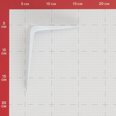 Консоль 100x125 мм белая - фото 2