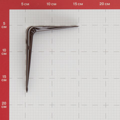 Консоль 100x125 мм коричневая - фото 3