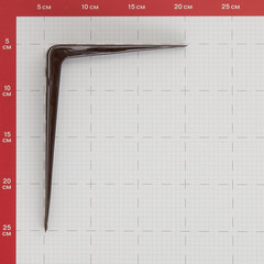 Консоль 150x200 мм коричневая - фото 2