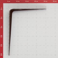 Консоль 200x250 мм коричневая - фото 2