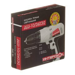 Дрель-шуруповерт сетевая Интерскол ДШ-10/260Э2 (211.1.1.00) 260 Вт - фото 2