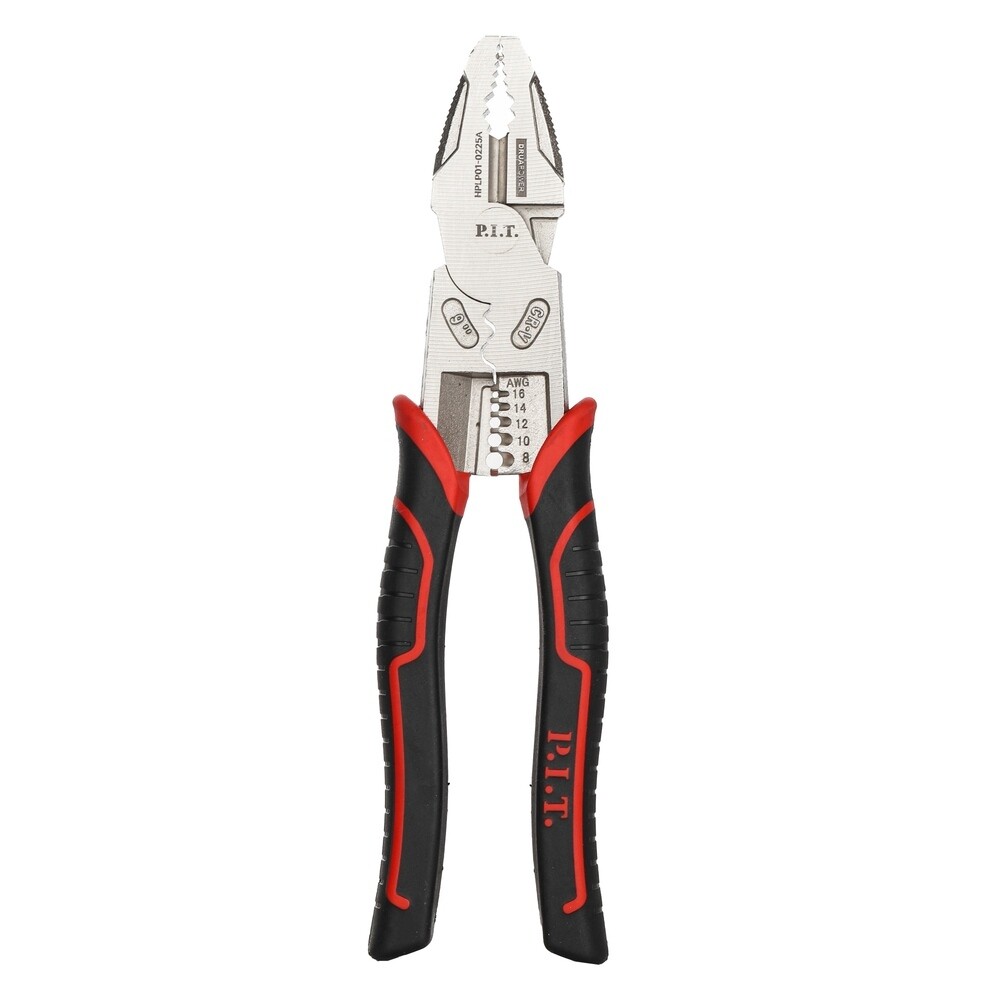 Изображение товара Плоскогубцы многофункциональные усиленные P.I.T. Drua Power 225 мм (HPLP01-0225A)