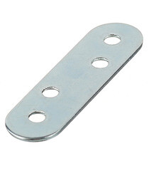 Пластина крепежная оцинкованная 60х16х1.7 мм (6 шт.) - фото 2