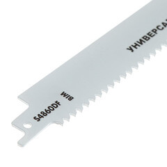 Пилки для сабельной пилы Практика S4860DF BIM универсальные L280 мм быстрый рез (2 шт.) (773-576) - фото 5
