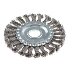 Изображение товара Корщетка для УШМ Практика витая жесткая радиальная d125x22,2 мм