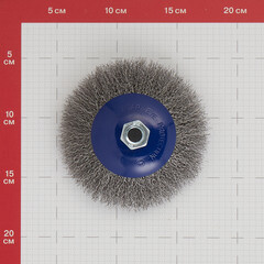 Корщетка для УШМ Практика мягкая радиальная d125 мм M14 - фото 3