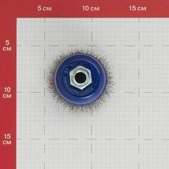 Корщетка для УШМ Практика мягкая чашеобразная d65 мм M14 - фото 4