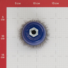 Корщетка для УШМ Практика мягкая чашеобразная d75 мм M14 - фото 4