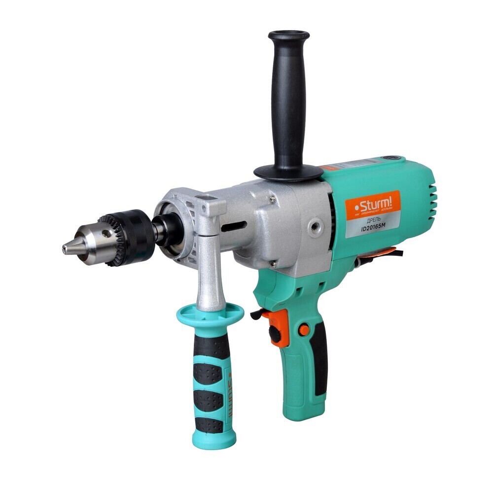 Изображение товара Дрель сетевая Sturm ID20165M 1650 Вт быстрозажимной патрон низкооборотистая шкантовочная