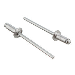 Заклепка вытяжная 3,2x8 мм алюминий/сталь (100 шт.) - фото 4