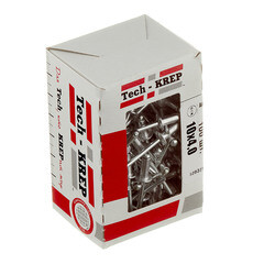 Заклепка вытяжная 4,0x10 мм алюминий/сталь (100 шт.) - фото 2