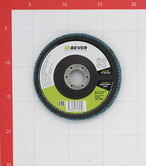 Круг лепестковый торцевой по металлу/древесине Debever 125х22,2 мм P60 конический (FDC125Z60/548) - фото 3