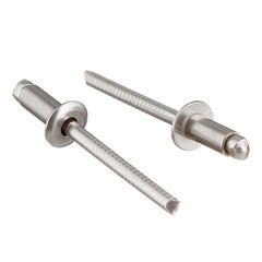 Заклепка вытяжная 4,8x10 мм нержавеющая сталь/нержавеющая сталь (100 шт.) - фото 2