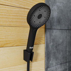 Держатель для лейки Iddis Shower Holder c регулировкой наклона пластик черный (080BL00i53) - фото 7