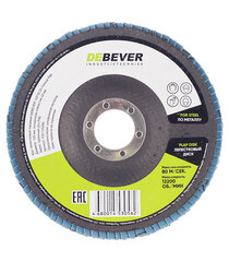 Изображение товара Круг лепестковый по металлу/древесине Debever 125х22,2 мм P80 торцевой (FDC125Z80/562)