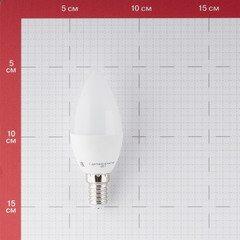 Лампа светодиодная Онлайт E14 2700К 6 Вт 450 Лм 220 В свеча матовая - фото 5