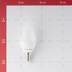 Лампа светодиодная Онлайт E14 4000К 6 Вт 220 В свеча матовая - фото 4