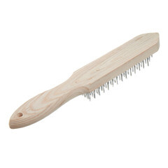 Кордщетка ручная Hesler 290 мм шестирядная с деревянной ручкой - фото 3