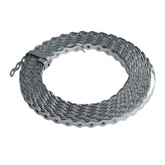 Лента крепежная перфорированная волнистая 12х0,5 мм 25 м - фото 2