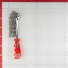 Кордщетка ручная Hesler металлическая 265 мм с пластиковой ручкой - фото 2