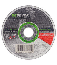 Круг отрезной по нержавеющей стали Debever 125х22,2х1,6 мм (WC12516228S/30159)