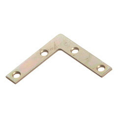 Уголок оконный оцинкованный 50х50х10х2 мм с желтой пассивацией - фото 3