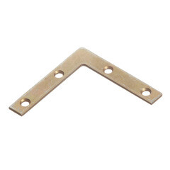 Уголок оконный оцинкованный 60х60х10х2 мм с желтой пассивацией - фото 3