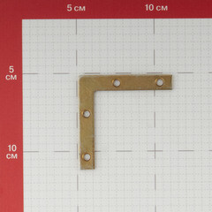 Уголок оконный оцинкованный 60х60х10х2 мм с желтой пассивацией - фото 2