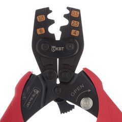 Пресс-клещи КВТ ПК-6м для обжима наконечников 1,5-6 кв.мм (78865) - фото 2