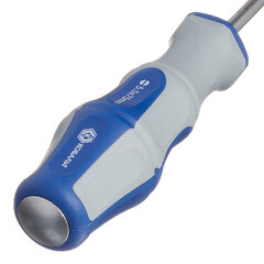 Отвертка плоская SL5.5 75 мм ударная Кобальт (646-539) - фото 3