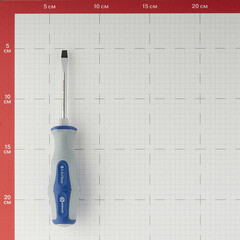 Отвертка плоская SL5.5 75 мм ударная Кобальт (646-539) - фото 2