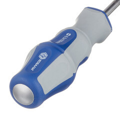 Отвертка плоская SL6.5 100 мм ударная Кобальт (646-546) - фото 3