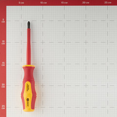 Отвертка диэлектрическая крестовая 100 мм 1000 В Кобальт (646-508) PH2 - фото 3
