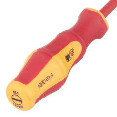 Отвертка диэлектрическая плоская 3х100 мм 1000 В Кобальт (248-771) - фото 4