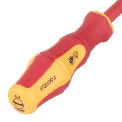 Отвертка диэлектрическая плоская 4х100 мм 1000 В Кобальт (646-447) - фото 4