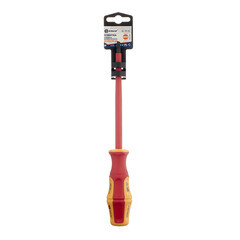 Отвертка диэлектрическая плоская 6,5х150 мм 1000 В Кобальт (646-461) - фото 3