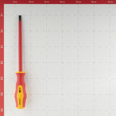 Отвертка диэлектрическая плоская 8х175 мм 1000 В Кобальт (646-478) - фото 2