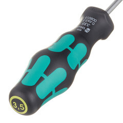 Отвертка плоская SL3.5 100 мм Wera (WE-100042) - фото 4