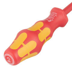 Отвертка диэлектрическая крестовая 100 мм 1000 В Wera (WE-100012) PH2 - фото 4