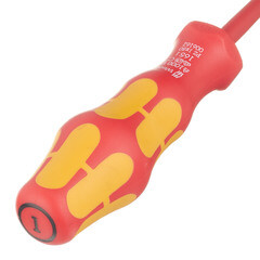 Отвертка диэлектрическая крестовая 80 мм 1000 В Wera (WE-100015) PZ1 - фото 5