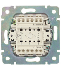 Переключатель Legrand Valena двухклавишный встраиваемый алюминий (694339) - фото 4